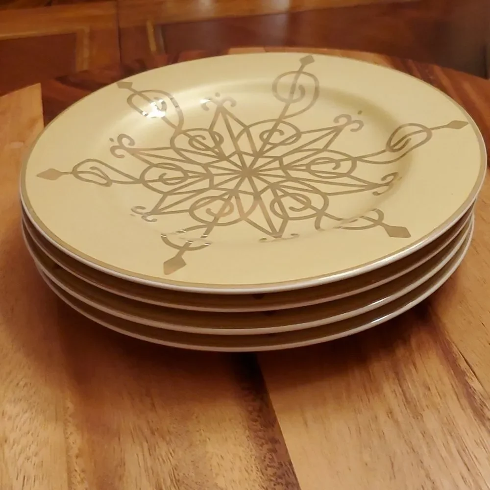 4 Salad Plates by Roscher & Co